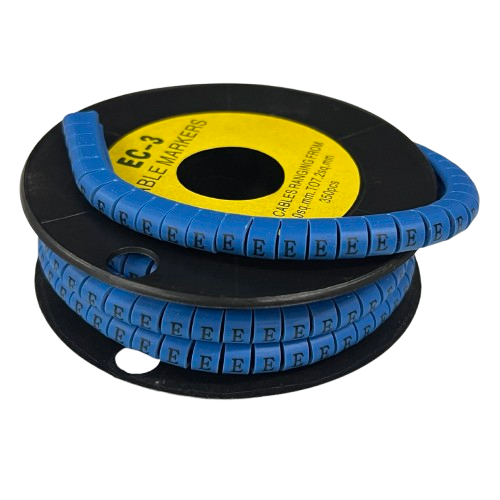 Grippes (E) Cable Marker 5.0mm to 7.2mm (350pcs) Blue EC-3B(E)
