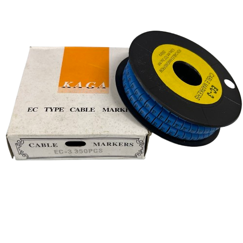 Grippes (F) Cable Marker 5.0mm to 7.2mm (350pcs) Blue