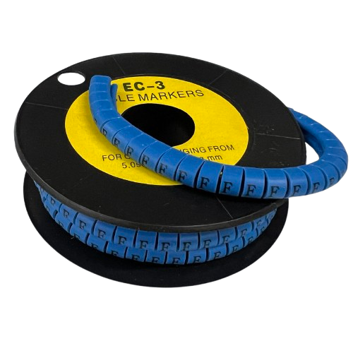 Grippes (F) Cable Marker 5.0mm to 7.2mm (350pcs) Blue