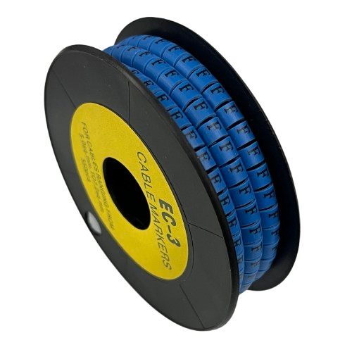 Grippes (F) Cable Marker 5.0mm to 7.2mm (350pcs) Blue