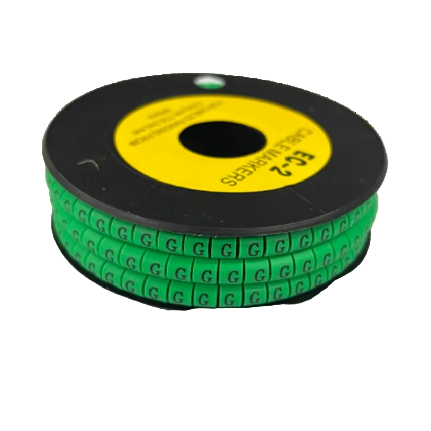 Grippes (G) Cable Marker 3.6mm to 5.2mm 500pcs EC-2G Wire Tagging