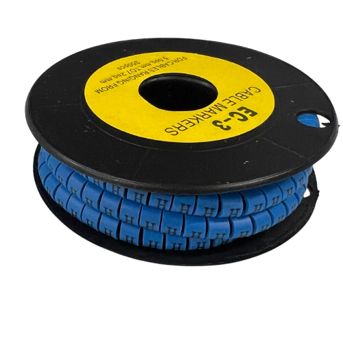 Grippes (H) Cable Marker 5.0mm to 7.2mm (350pcs) Blue