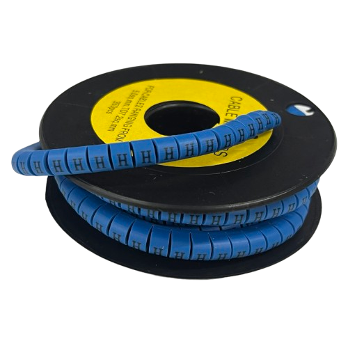 Grippes (H) Cable Marker 5.0mm to 7.2mm (350pcs) Blue