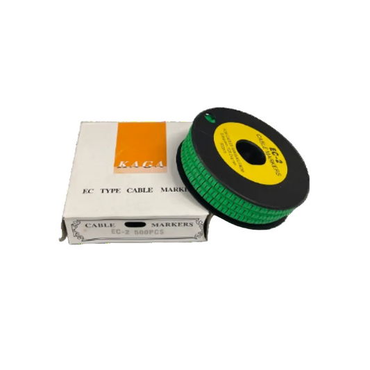 Grippes (I) Cable Marker 3.6mm to 5.2mm 500pcs EC-2G Wire Tagging