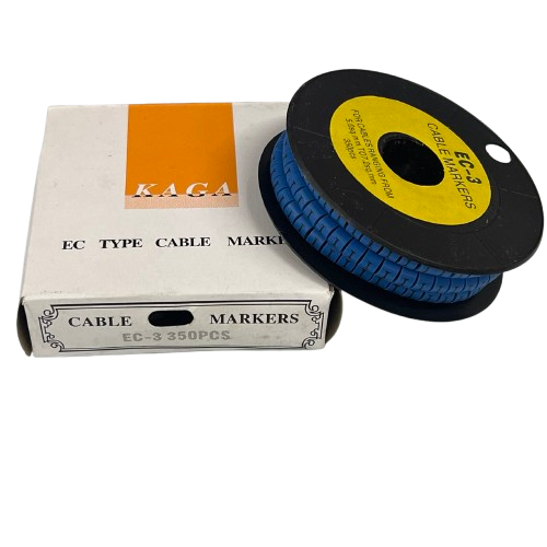 Grippes (I) Cable Marker 5.0mm to 7.2mm (350pcs) Blue EC-3B(I)