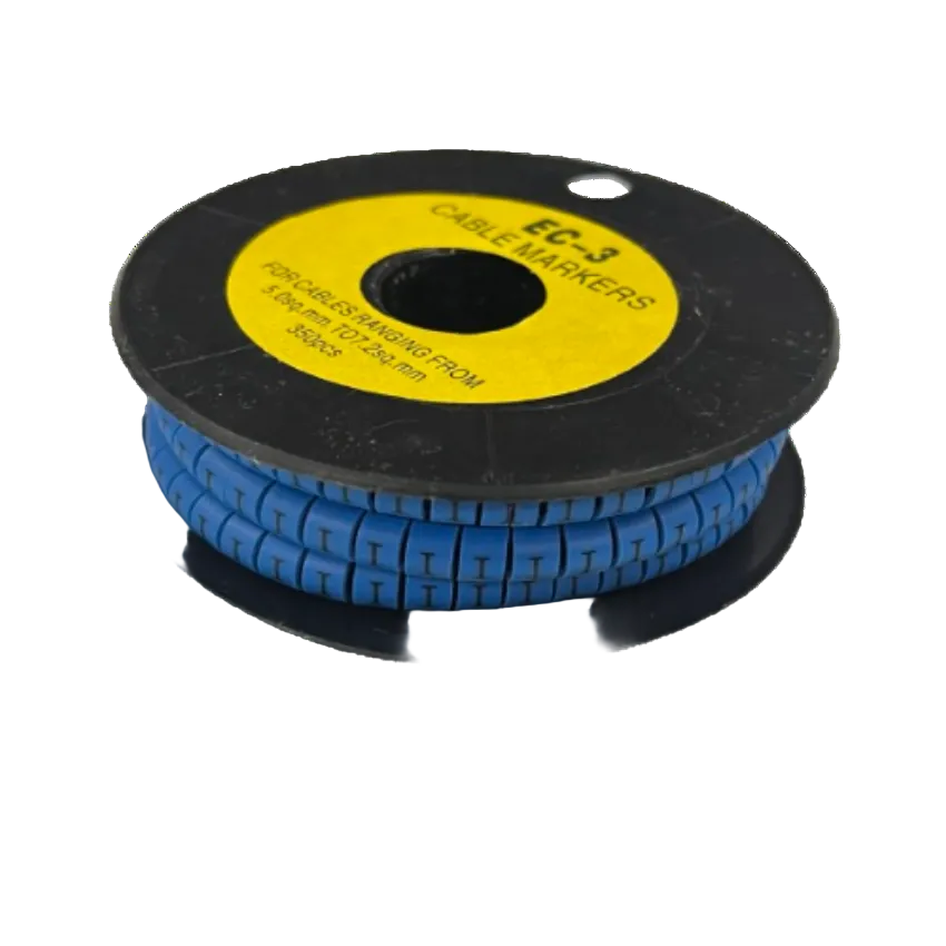 Grippes (I) Cable Marker 5.0mm to 7.2mm (350pcs) Blue EC-3B(I) Wire Tagging