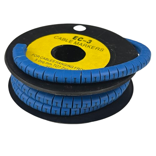Grippes (I) Cable Marker 5.0mm to 7.2mm (350pcs) Blue EC-3B(I)