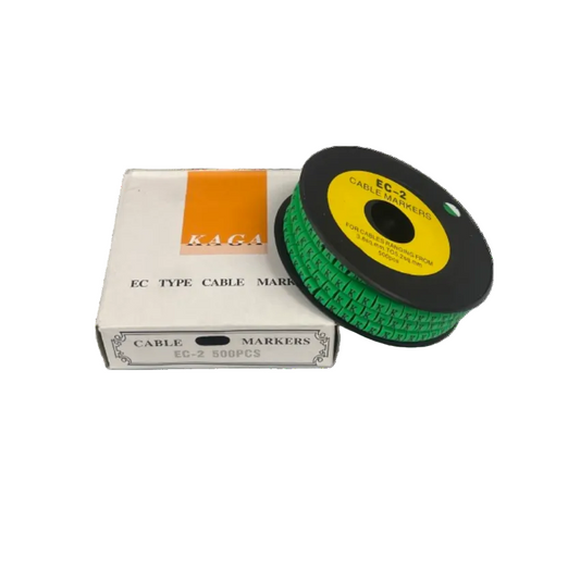 Grippes (K) Cable Marker 3.6mm to 5.2mm 500pcs EC-2G Wire Tagging