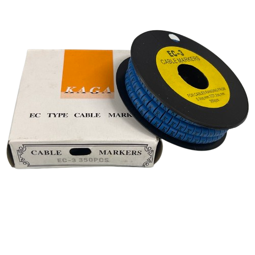Grippes (K) Cable Marker 5.0mm to 7.2mm (350pcs) Blue