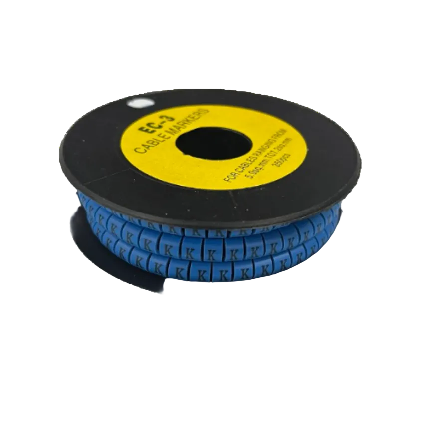 Grippes (K) Cable Marker 5.0mm to 7.2mm (350pcs) Blue EC-3B(K) Wire Tagging