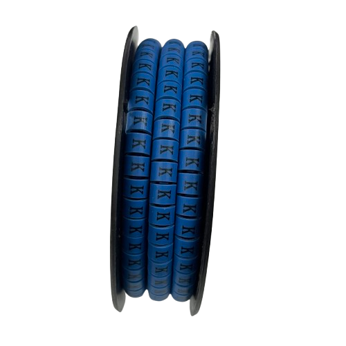 Grippes (K) Cable Marker 5.0mm to 7.2mm (350pcs) Blue