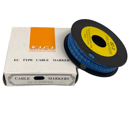 Grippes (L) Cable Marker 5.0mm to 7.2mm (350pcs) Blue