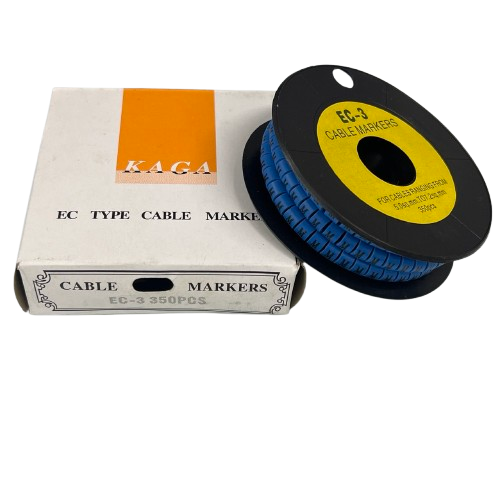 Grippes (M) Cable Marker 5.0mm to 7.2mm (350pcs) Blue