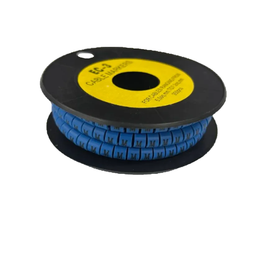 Grippes (M) Cable Marker 5.0mm to 7.2mm (350pcs) Blue EC-3B(M) Wire Tagging