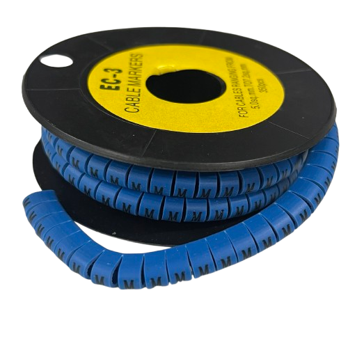 Grippes (M) Cable Marker 5.0mm to 7.2mm (350pcs) Blue