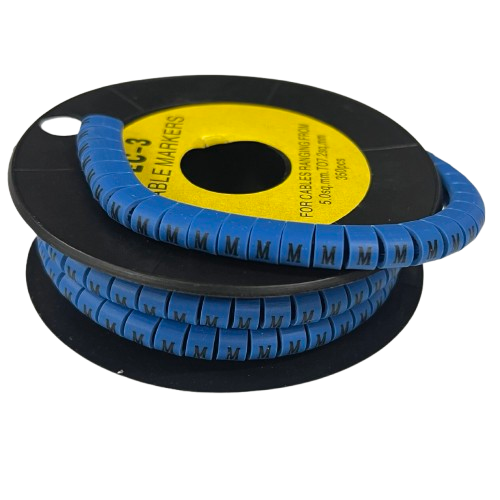 Grippes (M) Cable Marker 5.0mm to 7.2mm (350pcs) Blue