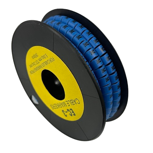 Grippes (M) Cable Marker 5.0mm to 7.2mm (350pcs) Blue
