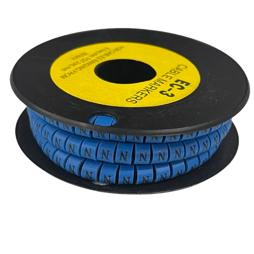 Grippes (N) Cable Marker 5.0mm to 7.2mm (350pcs) Blue