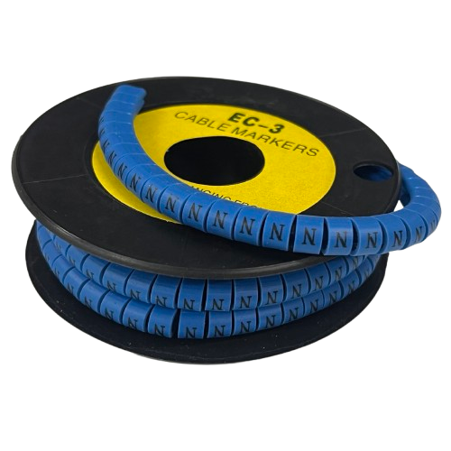 Grippes (N) Cable Marker 5.0mm to 7.2mm (350pcs) Blue