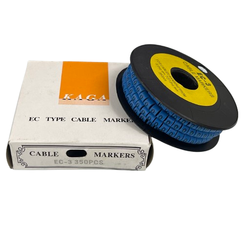 Grippes (O) Cable Marker 5.0mm to 7.2mm (350pcs) Blue
