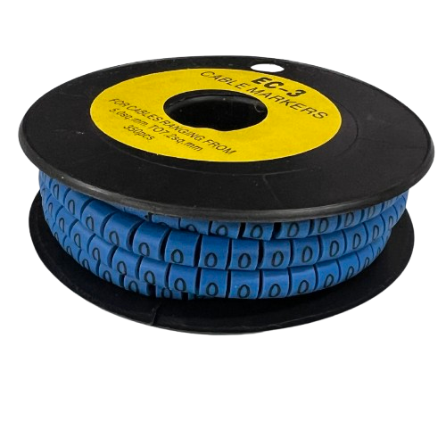 Grippes (O) Cable Marker 5.0mm to 7.2mm (350pcs) Blue