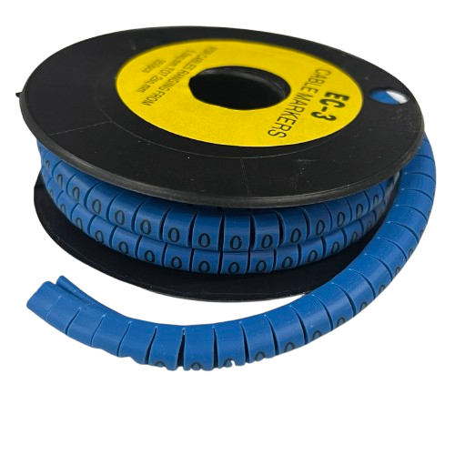 Grippes (O) Cable Marker 5.0mm to 7.2mm (350pcs) Blue