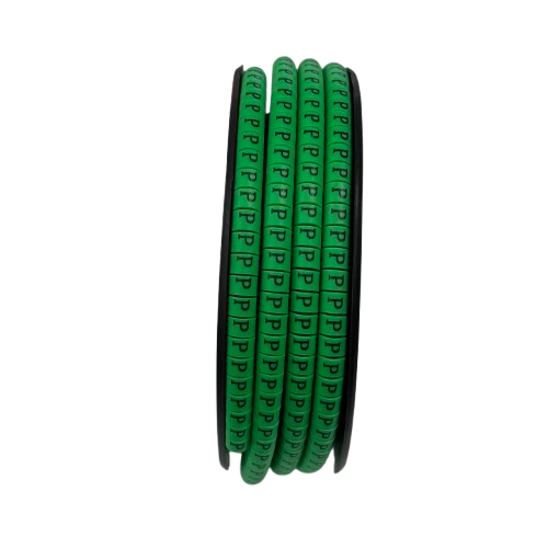 Cable (P) Marker EC-1 Green 2.6mm to 4.2mm 1000pcs 1 Roll EC-1G(P)