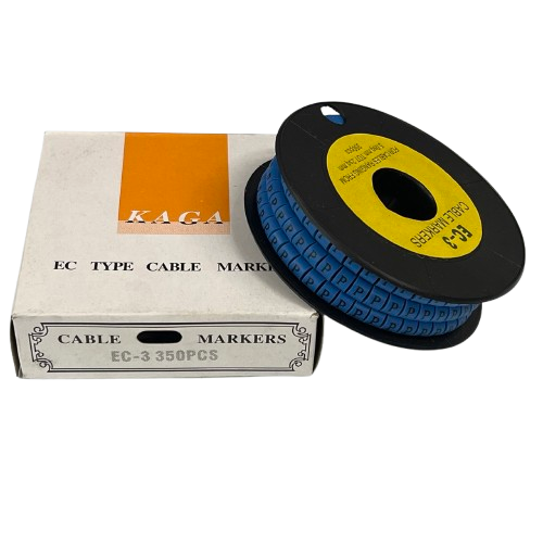 Grippes (P) Cable Marker 5.0mm to 7.2mm (350pcs) Blue