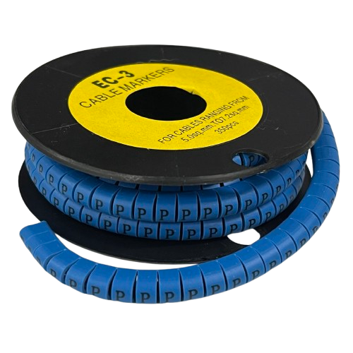 Grippes (P) Cable Marker 5.0mm to 7.2mm (350pcs) Blue