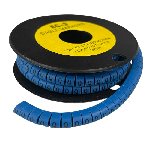 Grippes (Q) Cable Marker 5.0mm to 7.2mm (350pcs) Blue
