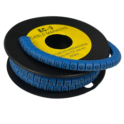 Grippes (Q) Cable Marker 5.0mm to 7.2mm (350pcs) Blue