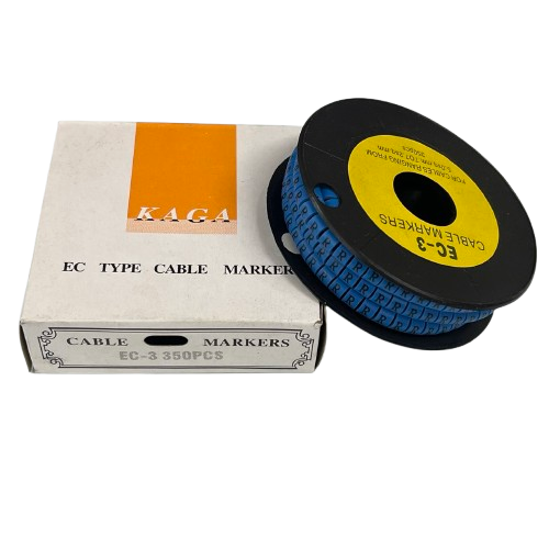 Grippes (R) Cable Marker 5.0mm to 7.2mm (350pcs) Blue EC-3B(R)