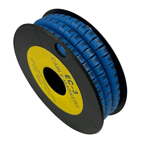 Grippes (R) Cable Marker 5.0mm to 7.2mm (350pcs) Blue EC-3B(R)