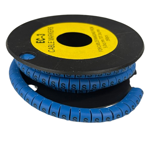 Grippes (S) Cable Marker 5.0mm to 7.2mm (350pcs) Blue