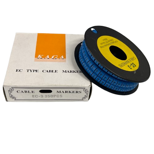 Grippes (T) Cable Marker 5.0mm to 7.2mm (350pcs) Blue EC-3B(T)