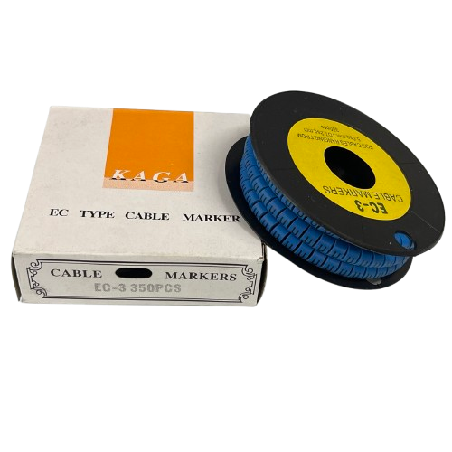 Grippes (U) Cable Marker 5.0mm to 7.2mm (350pcs) Blue