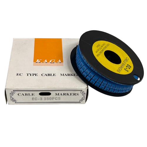 Grippes (V) Cable Marker 5.0mm to 7.2mm (350pcs) Blue