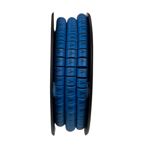 Grippes (V) Cable Marker 5.0mm to 7.2mm (350pcs) Blue