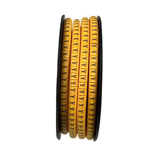 Cable (Y) Marker 2.6mm to 4.2mm ( 1000pcs) Yellow EC-1Y