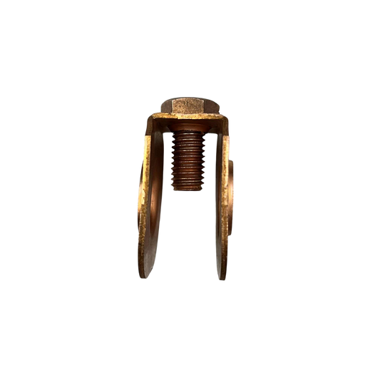 Grounding Rod Clamp 3/4 Size 19mm (Copper Plated)
