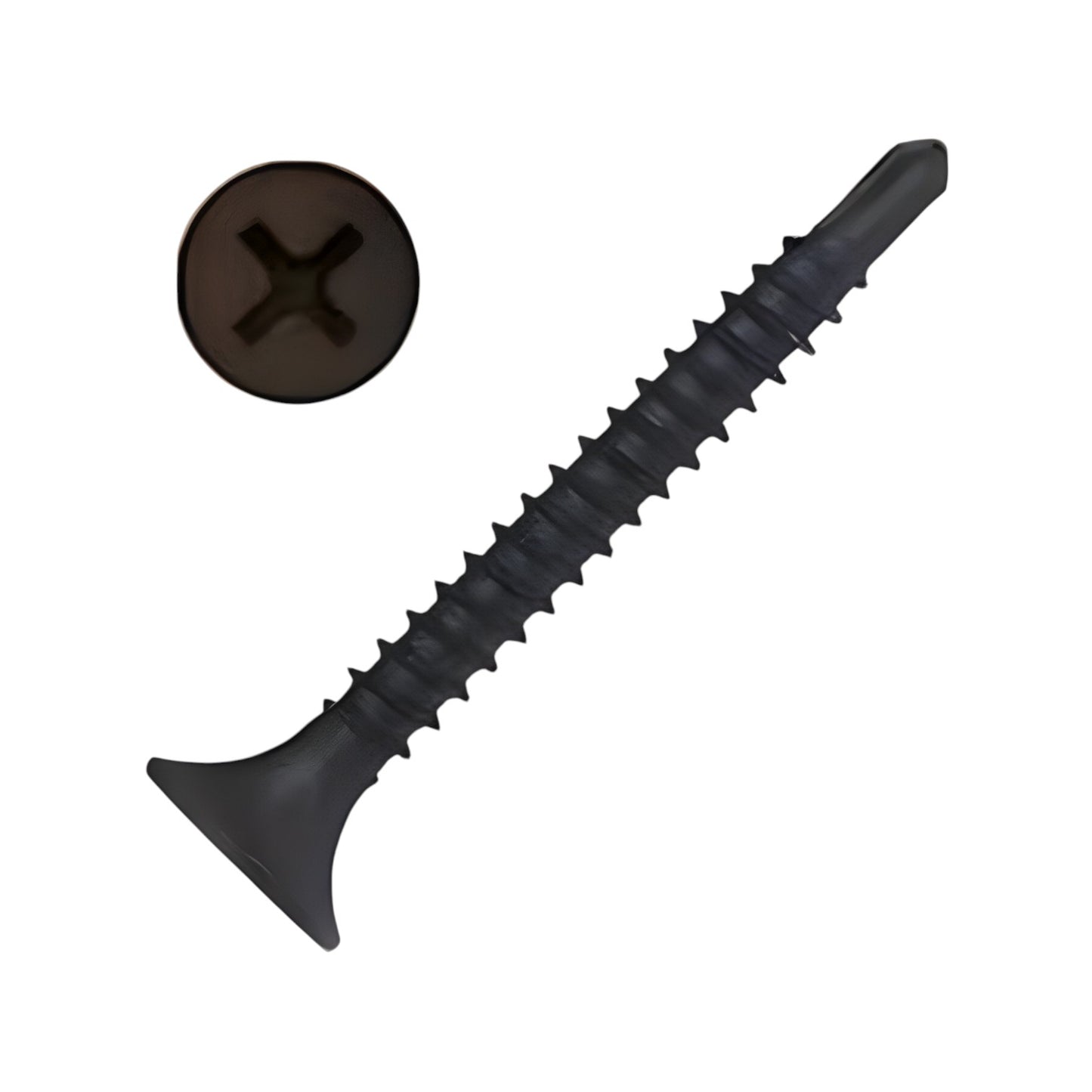 Gypsum Screw for Metal 4 Inches CAA-GSM-Steel4 Black Screw for Metal Parring 1Pc