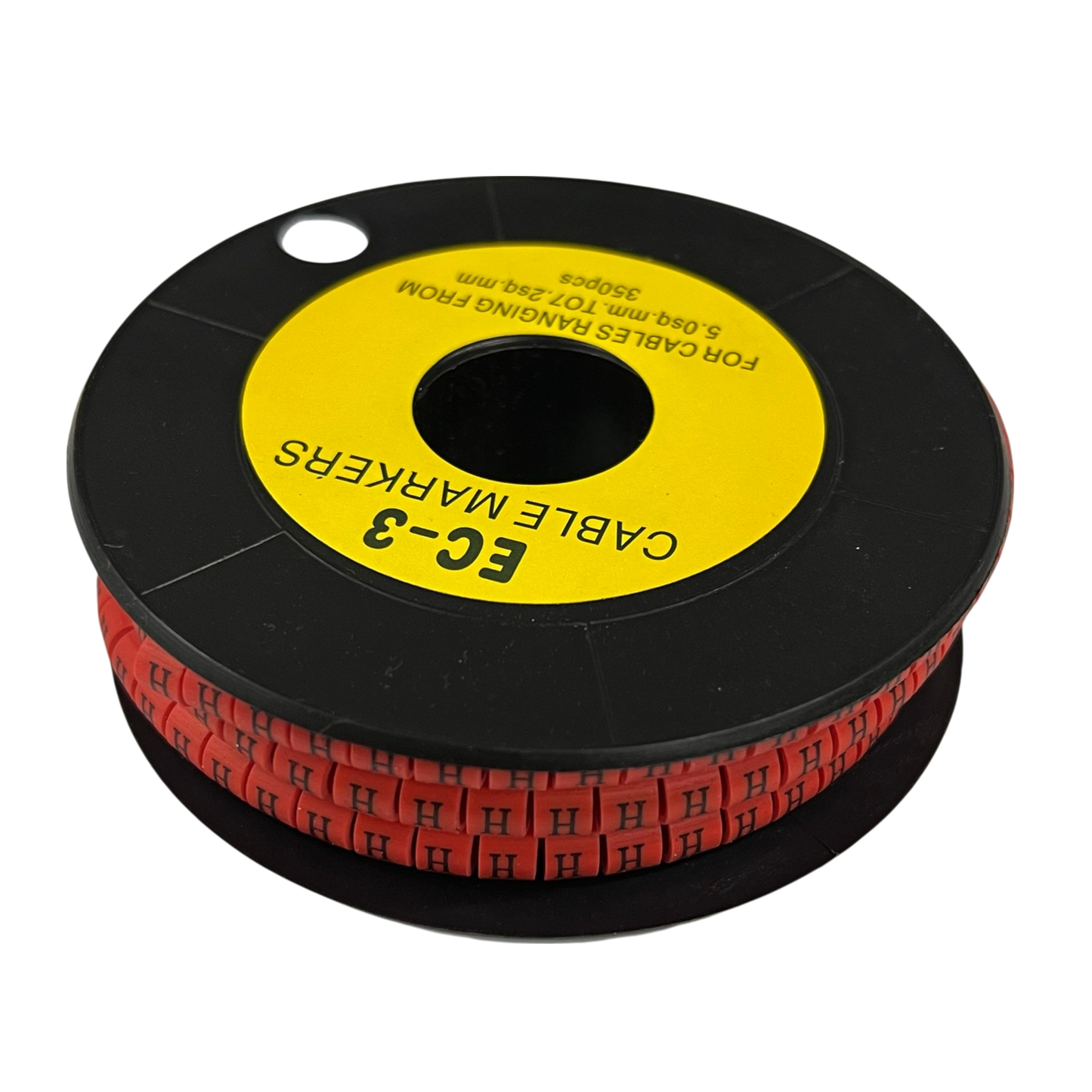 Grippes (H) Cable Marker Red 5.0mm to 7.2mm 350pcs