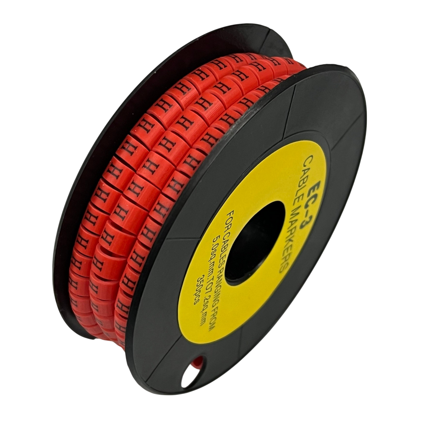 Grippes (H) Cable Marker Red 5.0mm to 7.2mm 350pcs