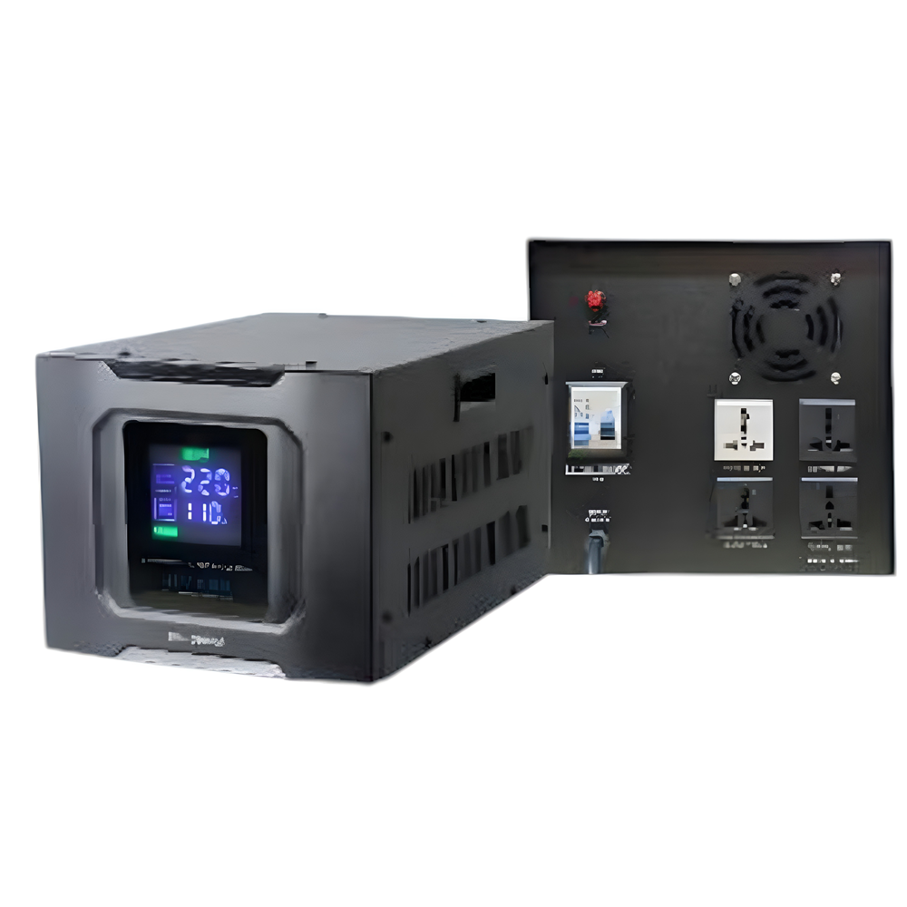 Himark 3000W AVR Low Input Voltage Series ( Pure Black) 90V-240V Input 220V and 110V Output SVL-3000 VA