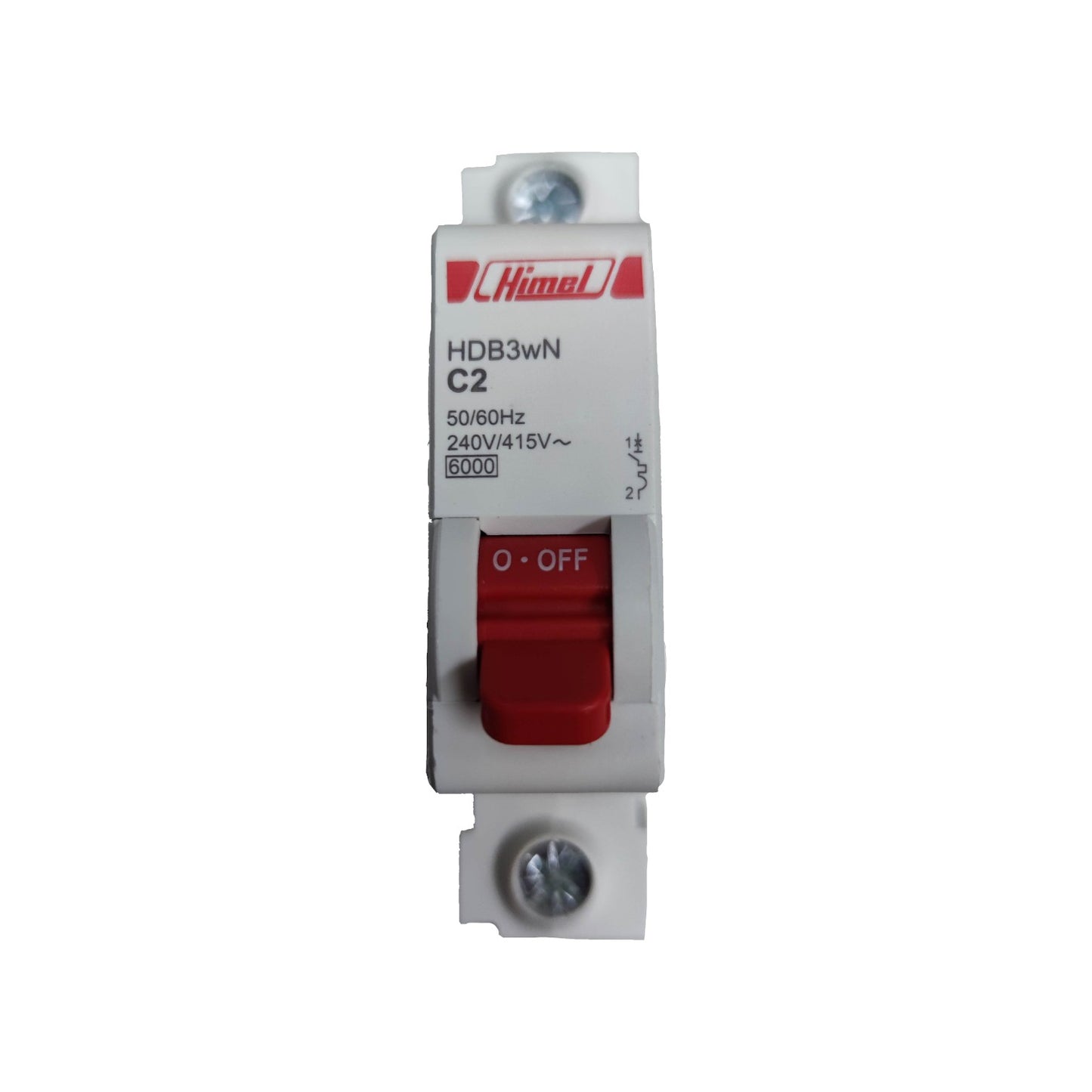 Himel 2A 1 Pole 6 KAIC Miniature Circuit Breaker 220V MCB HDB3wNC2