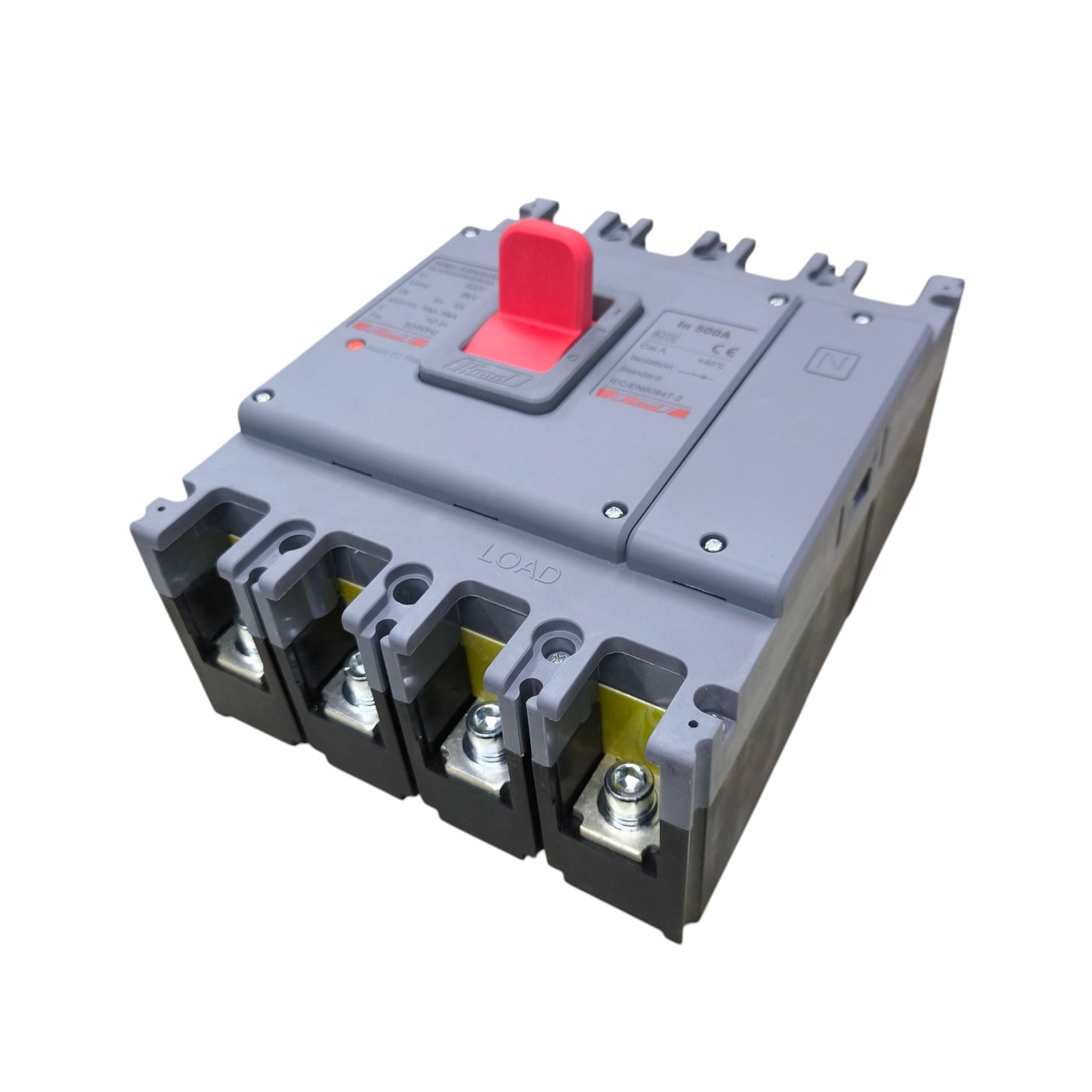 Himel 500A 4 Pole 220V Industrial Circuit Breaker MCCB 70 KAIC 400V HDM3630N500B3XX