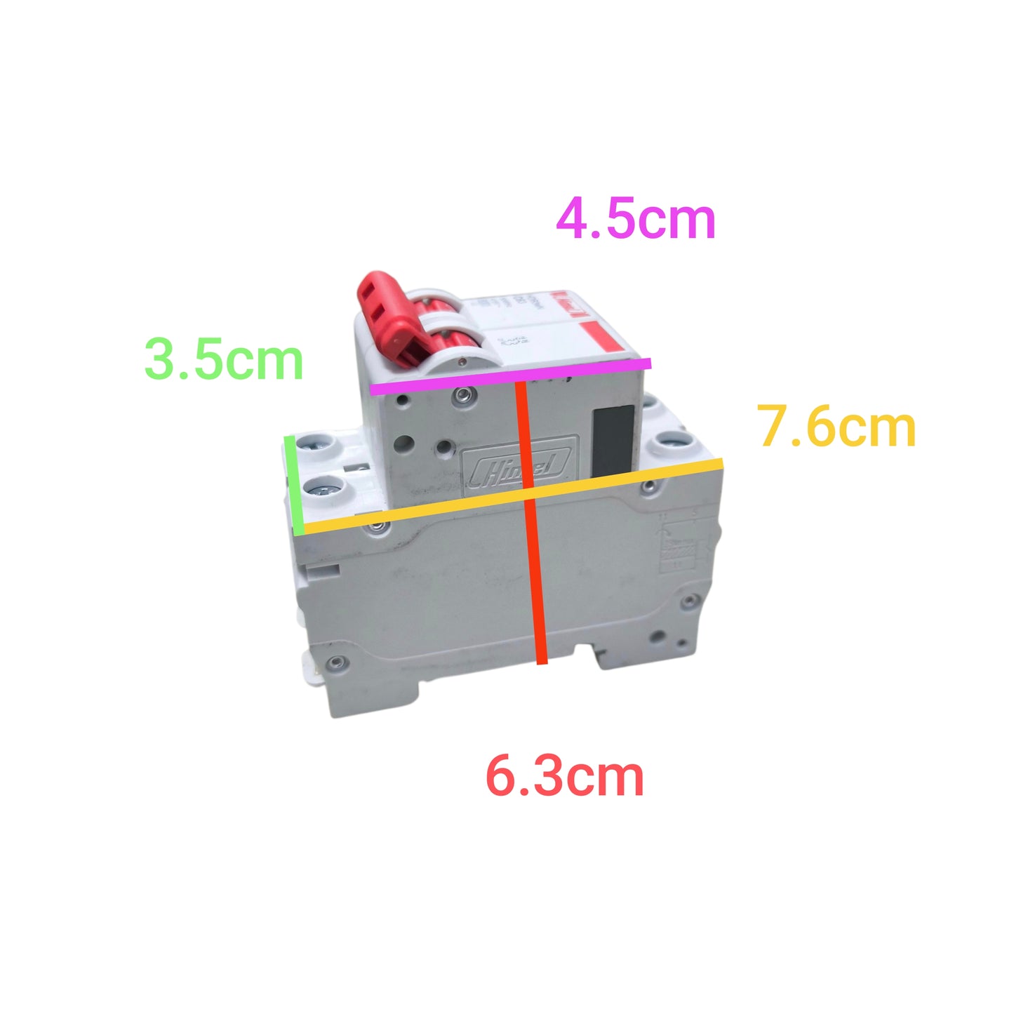 Himel 50A 2 Pole 6 KAIC 220V Miniature Circuit Breaker MCB HDB3WN2C50