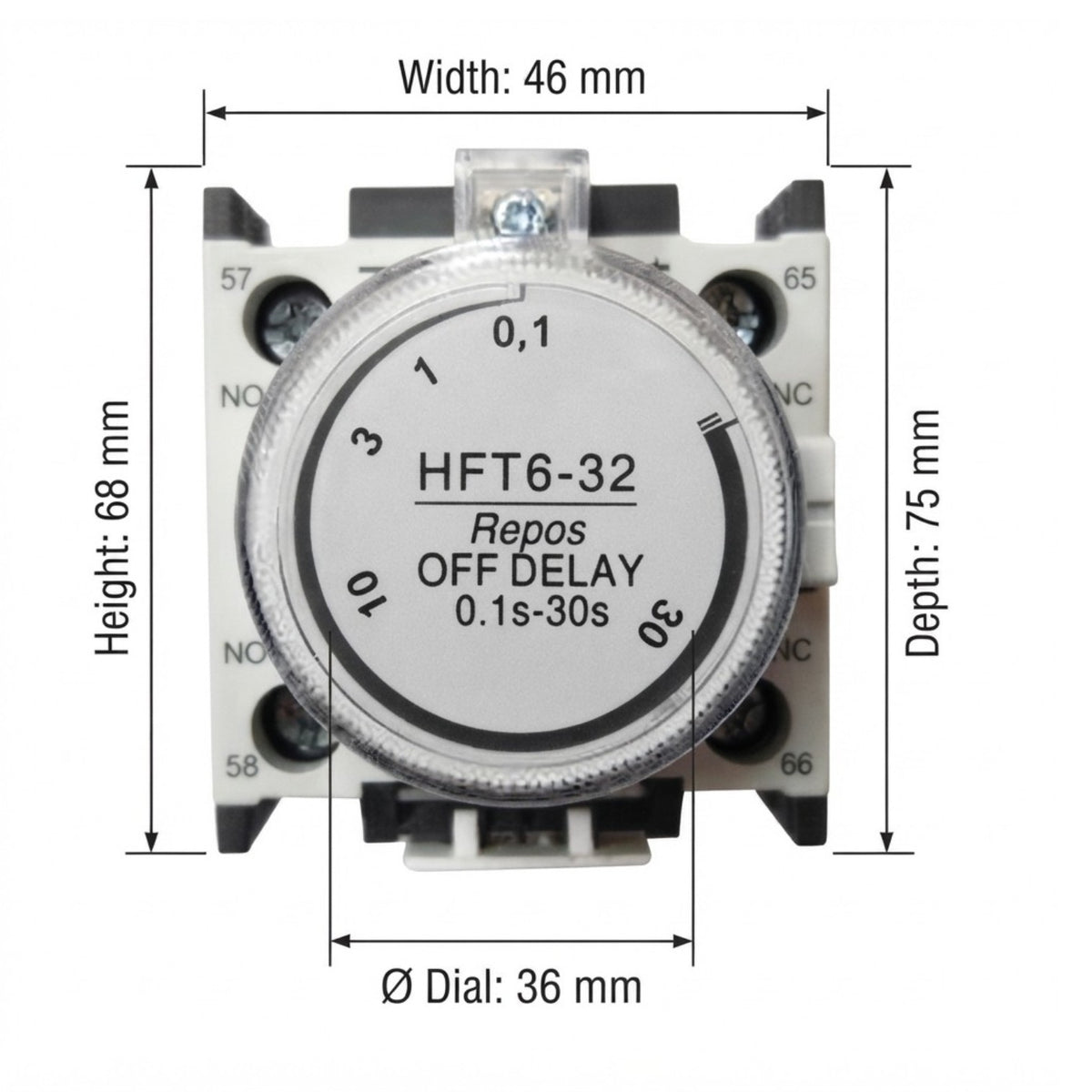 Himel Air Delayed Head for Magnetic Contactor HFT6-32