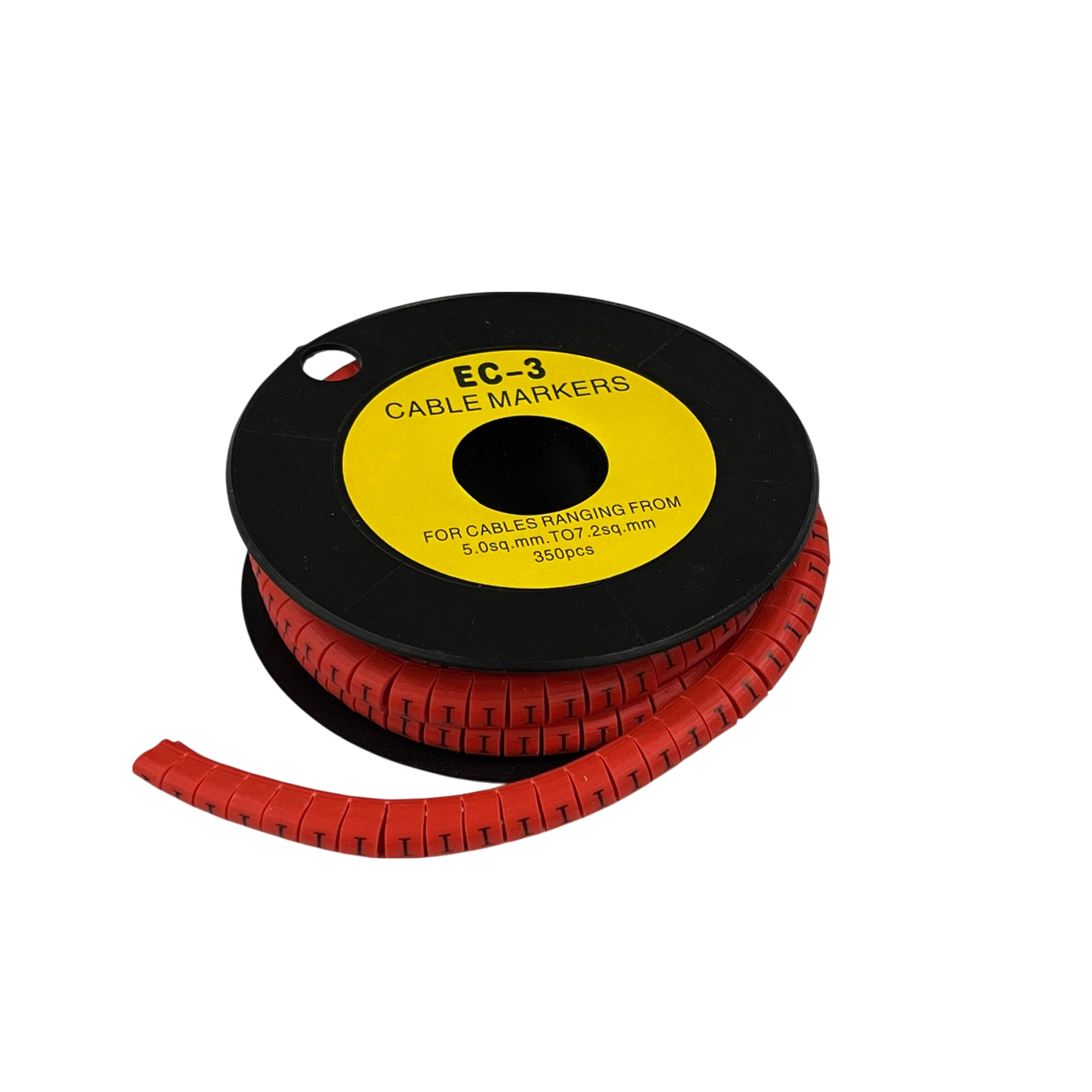 Grippes (I) Cable Marker Red 5.0mm to 7.2mm 350pcs