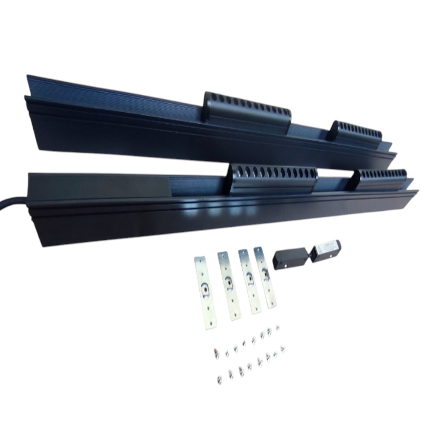 ILLUMIQ TERRA Magnetic Track Light 2 Meters 26mm with 4pcs 12W LED Rotary Grille Track Light 220V Cool White 4000K